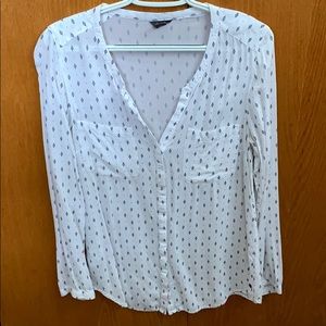 White Long Sleeve Top